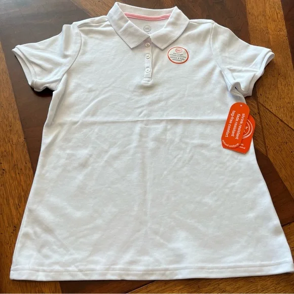 Big Girls Uniform Tops - Picture 3 of 4